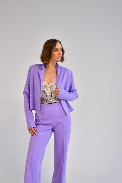 annika Freda Blazer in purple Small - Image 3