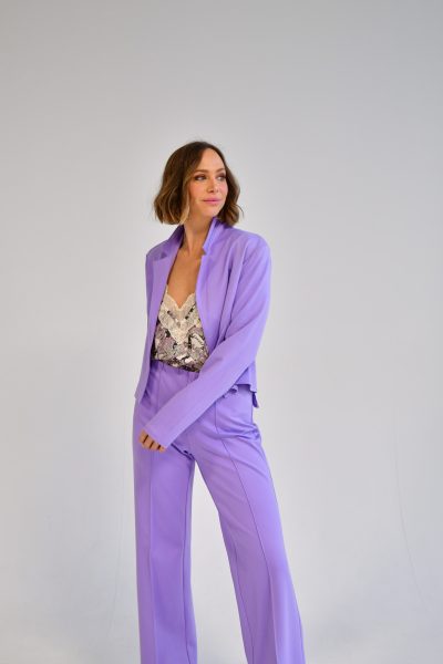 annika Freda Blazer in purple Small - Image 2