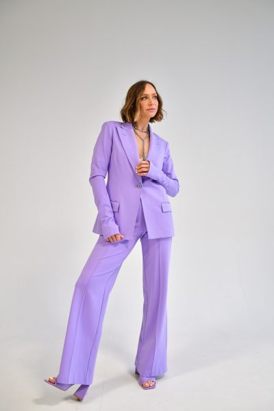 Kayla Thumbhole Blazer in Lavender - Image 2