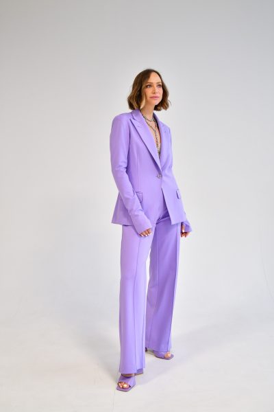 Freda Pull On Pant in Lavender - Image 4