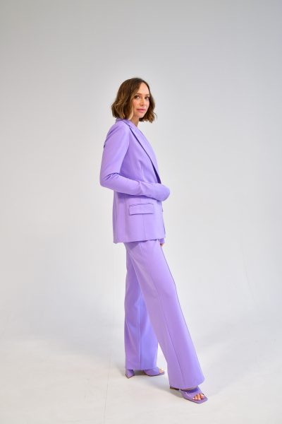 Freda Pull On Pant in Lavender - Image 3