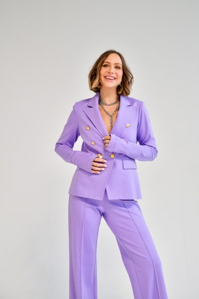 Sophia Blazer in Lavender - 8