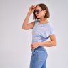 Fernanda One Shoulder Top in light blue - Image 5