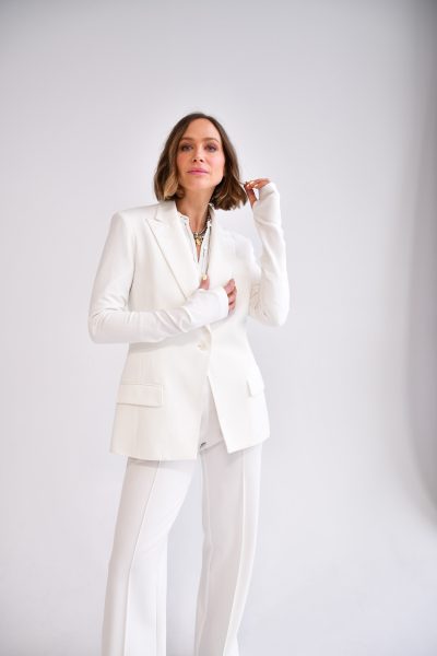 Kayla Thumbhole Blazer in white - Image 7