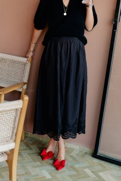 SARAI SKIRT in Black