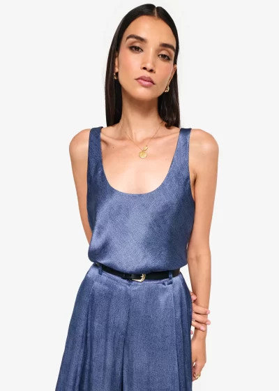 Andressa Camisole Raw Denim - Medium - Image 5