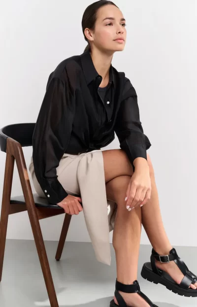 Marce loose fit Blouse in phantom