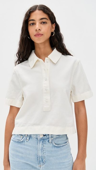 Adella Woven Polo