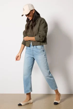 Gabi Linen Bomber - Image 8
