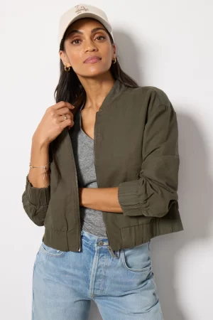 Gabi Linen Bomber - Image 7