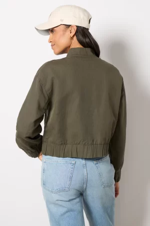Gabi Linen Bomber - Image 10
