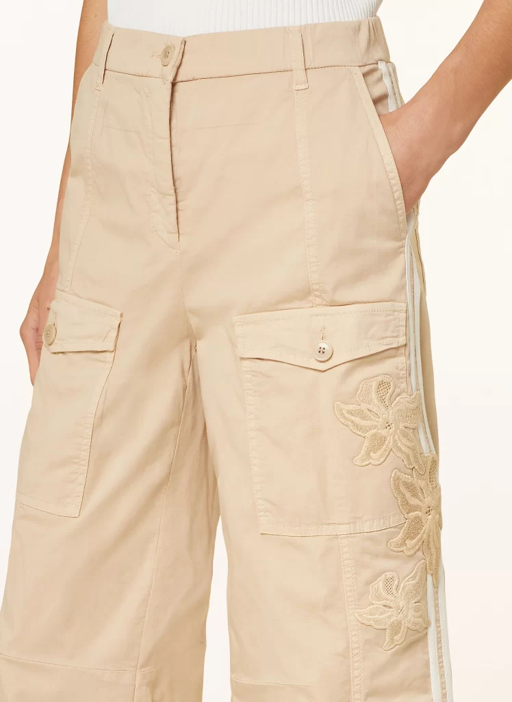 Orange Flower Pant - sz 4 - Image 6