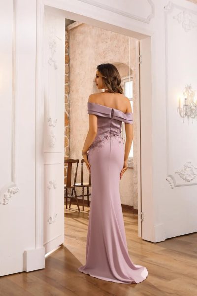 Evelyn Crepe Gown - Image 3