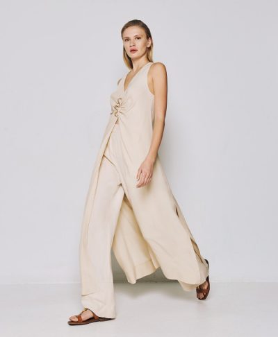 Bess Maxi Dress in vanilla - sz medium - Image 5
