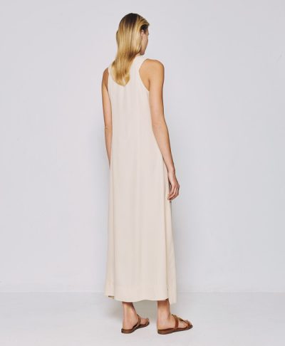 Bess Maxi Dress in vanilla - sz medium - Image 2