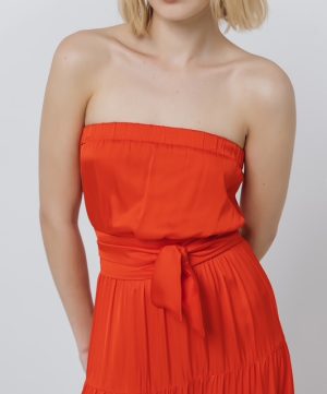 Kylan Maxi Dress in red - Image 4