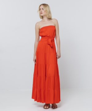 Kylan Maxi Dress in red - Image 3