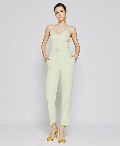 Yuna Straight Leg Pants in aloe
