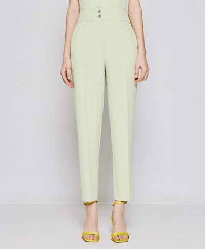 Yuna Straight Leg Pants in aloe - Image 5