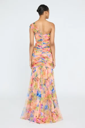 Macie One Shoulder Drape Gown - coming soon - Image 5