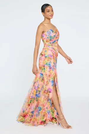 Macie One Shoulder Drape Gown - coming soon - Image 2