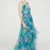Karen Organza V Neck Gown - Image 5