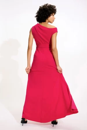 Caprina gown in fuchsia - Image 4
