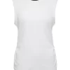 Juliet Ribbed Tank in white - Image 2