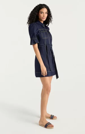 Holly Denim Dress - Image 4
