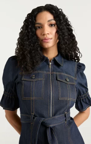 Holly Denim Dress - Image 5