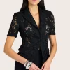 Melbourne Lace Blazer in Black - Image 3
