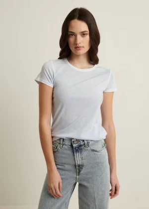 Miller Cotton T-Shirt in powder blue - Image 6