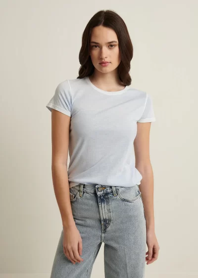 Miller Cotton T-Shirt in powder blue - Image 6