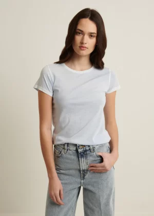 Miller Cotton T-Shirt in powder blue - Image 3