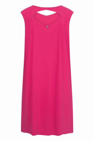 Daphne Dress in Deep Pink - Image 2