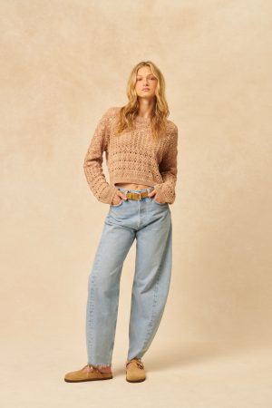 Ace Knit Top in mineral - Image 4
