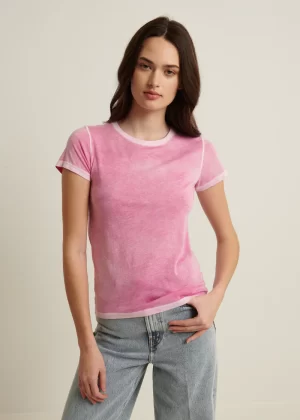 Miller Cotton T-Shirt in fuchsia