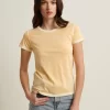 Miller Cotton T-Shirt in honey gold