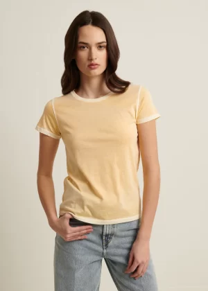 Miller Cotton T-Shirt in honey gold