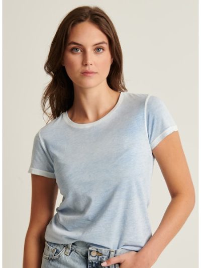 Miller Cotton T-Shirt in powder blue - Image 2