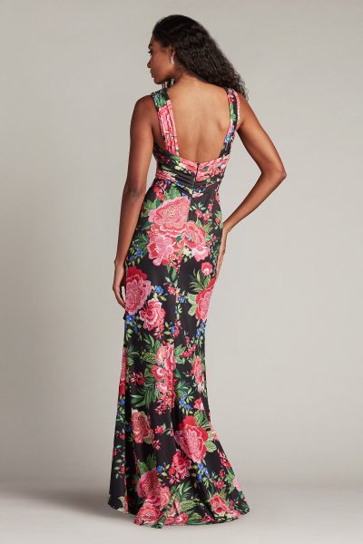Elarra Floral Waterfall Flounce Gown - Image 4