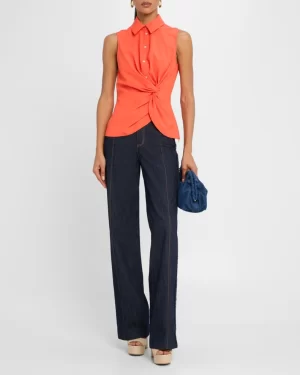 Dani Button-Front Twist Top - Image 4