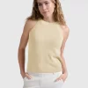 Madelina Knitted Tank in summer sand