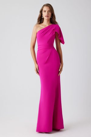 Dreeza Side Drape Gown