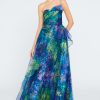 TAYA STRAPLESS ORGANZA GOWN - coming june