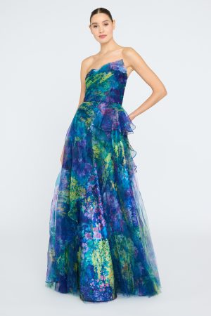 TAYA STRAPLESS ORGANZA GOWN - coming june - Image 3