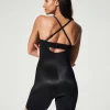 Strapless Cupped Mid-Thigh Bodysuit in black - Image 3