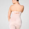 Strapless Cupped Mid-Thigh Bodysuit in champagne - Image 6