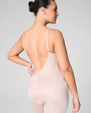 Sheryl Plunge Low-Back Mid-Thigh Bodysuit - Image 4