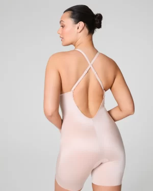 Sheryl Plunge Low-Back Mid-Thigh Bodysuit - Image 3